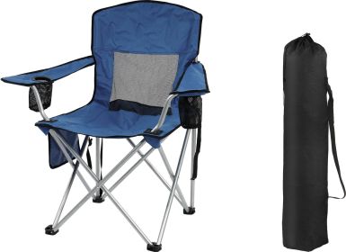Only Supports Self Pickup  Camping Chair, Portable Folding Outdoor Chair With Armrests, Cup Holder And Carrying Bag, Foldable Chair For Camping, (Option: NY)